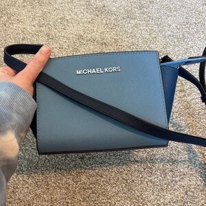 Michael Kors Blue Mini Crossbody Bag